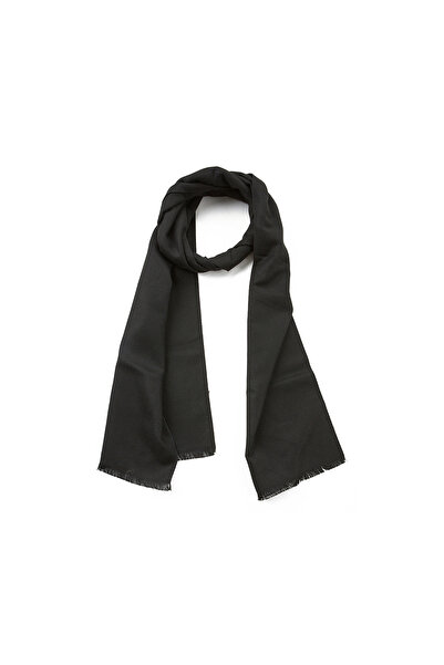 VERDE Ανδρικό Κασκόλ One Size 59-0093 Μαύρο