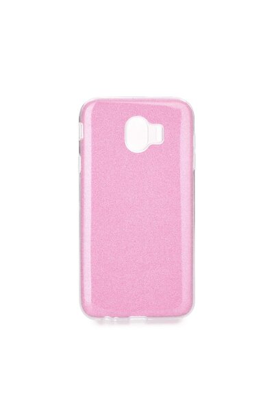 Forcell Σκληρή Θήκη με Γκλίτερ Ροζ (Samsung Galaxy J4 2018)