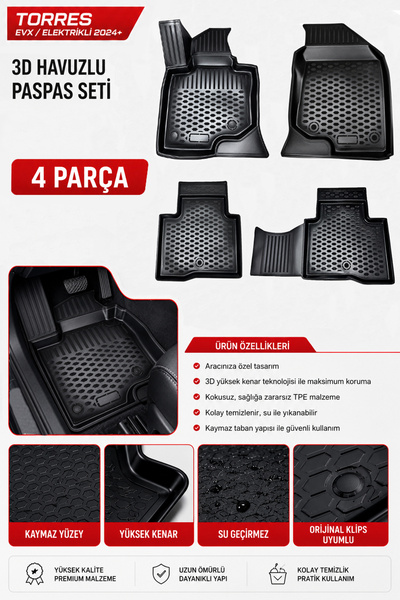 ELORCAR KGM (Ssangyong) TORRES EVX / ELEKTRİKLİ 2025+Araca Özel Premuim Havuz...