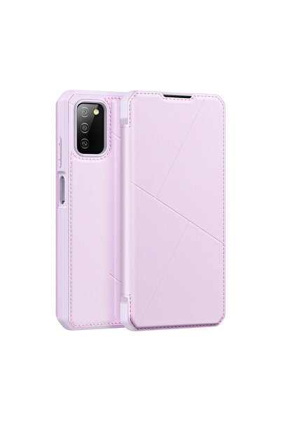 Dux Ducis Θήκη-Πορτοφόλι Skin X με Βάση Στήριξης - Ροζ (Samsung Galaxy A03s)