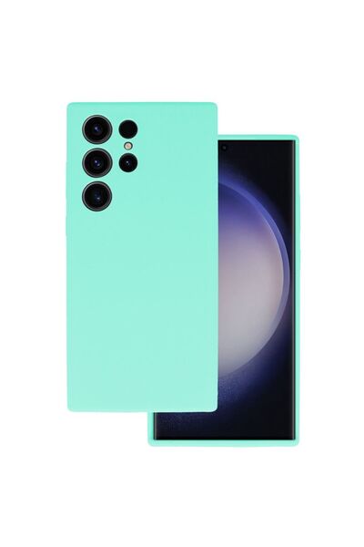 OEM Θήκη Σιλικόνης Ελαφριάς Υφής Μέντα (Samsung Galaxy S23 Ultra)