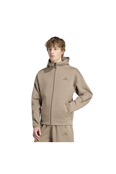 adidas Kf3828-E m Z.N.E. Fz Men's Sweatshirt Beige