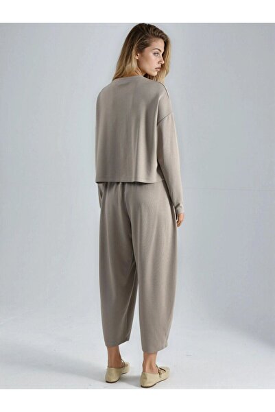fiolin Soft Touch Modal Textured Long Sleeve Shalwar Set