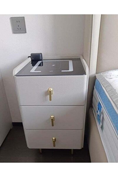 Generic Smart Bedside Table Bedroom Bedside Cabinet with drawers Nightstand, ...