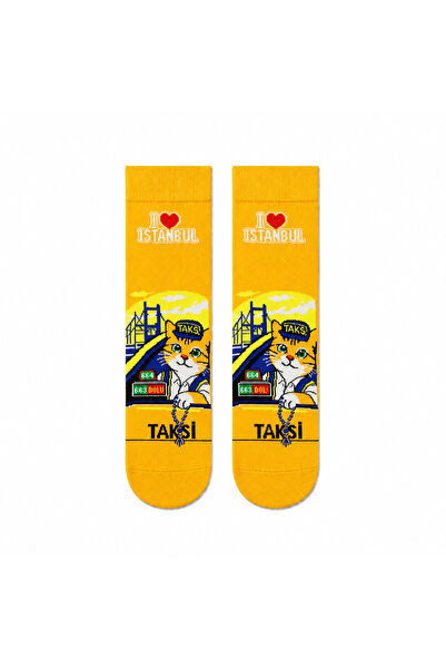CARNAVAL SOCKS Carnaval Istanbul Taxi Driver Cat Unisex Socks