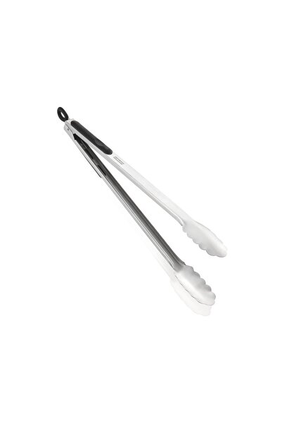 Leifheit Kitchen and BBQ Tongs 41 cm | Long Reach for Safe Handling | Stainle...