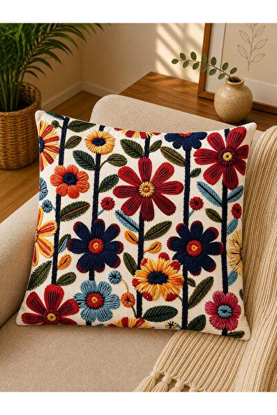 SEVMİŞ HOME Digital Printed Decorative Throw Pillow Cover 43X43 cm – Modern P...