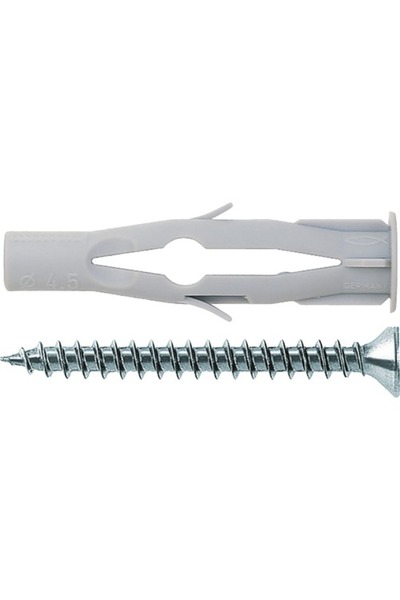 OEM Пластмасови дюбели с винт Fischer FU 8x50 мм, опаковка от 6 броя