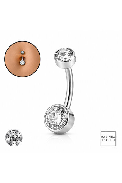 Karınca Piercing 316L Cerrahi Çelik Göbek Piercingi Premium Belly Piercing