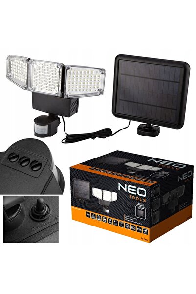 NEO Tools NEO LIGHTING Lampă solară LED cu senzor 3 x 10W
