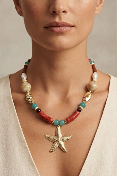 PETEK AKSESUAR Acrylic Design Sea Star Pendant
