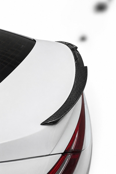 Harphour Renault Megane 4 Sedan Uyumlu Bagaj Üstü M4 KARBON Görünüm Spoiler Y...
