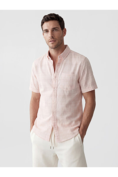 LC Waikiki Esvab • Modern & Distinctive Standard Fit Checkered Embroidered Po...