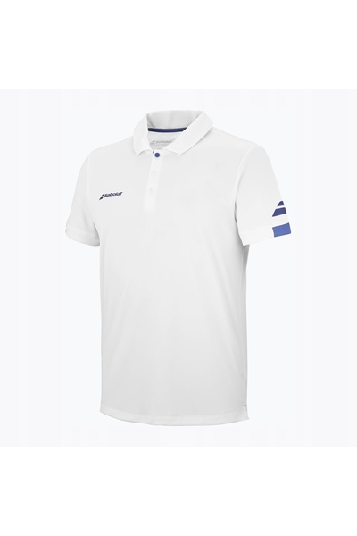 BABOLAT Tricou polo bărbătesc Play alb/alb S
