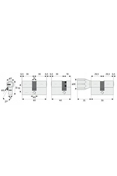 Abus Inserție de blocare D6X