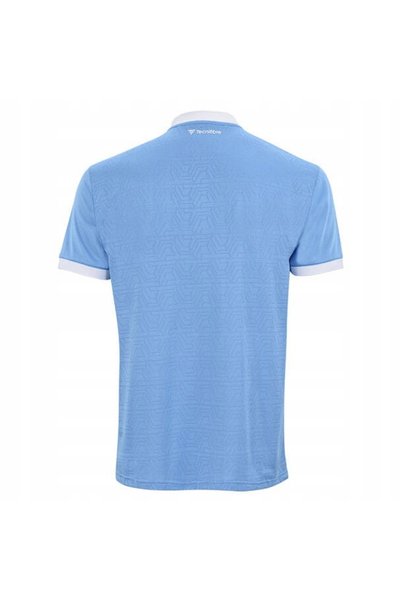 NO BRAND Tricou polo de tenis pentru bărbați Tecnifibre Team Mesh, albastru d...