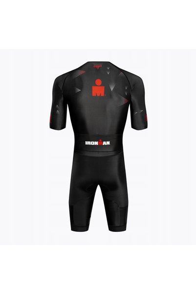 NO BRAND Costum de triatlon pentru bărbați Quest IRONMAN negru M