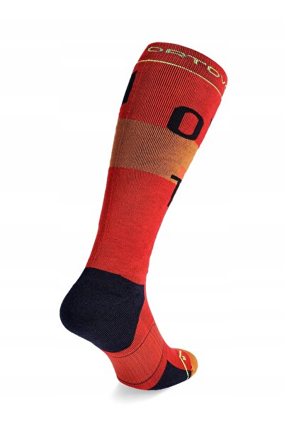 NO BRAND Șosete de schi Ortovox freeride lungi, confortabile - cengia rossa 4...