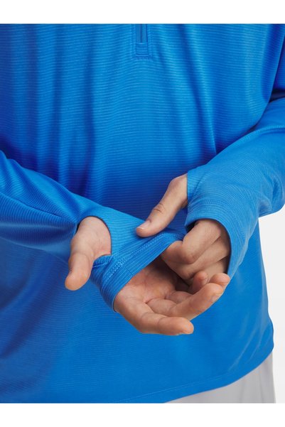 NO BRAND Hanorac de alergare pentru bărbați Under Armour Launch 1/4 Zip albas...