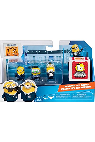 NO BRAND SET DE FIGURINE MINIONKI DE COLECȚIE AVL 4 piese