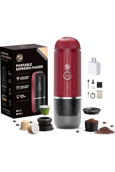 Slothstore i cafilas Portable Coffee Maker Travel Espresso Machine 120W 19 Ba...