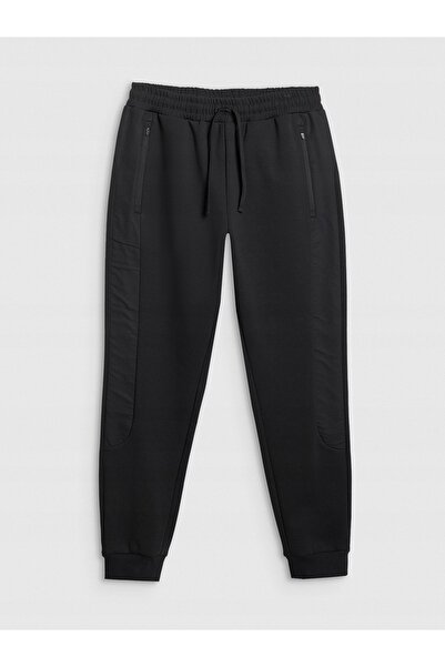 4F pantaloni jogger din patchwork textil 4FWAW25TTROM1252