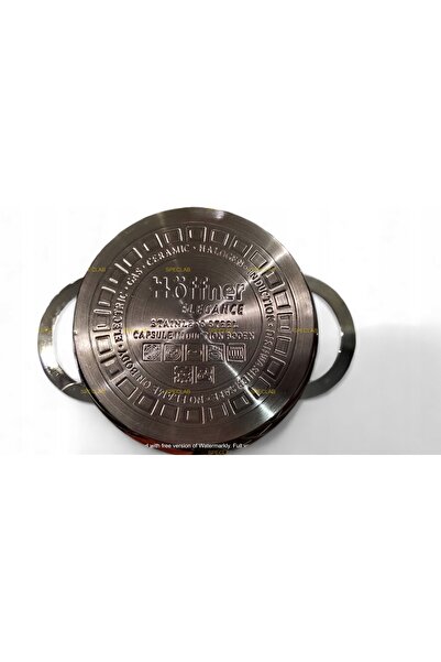 NO BRAND Set de oale HOFFNER HF-9969 RED. Pentru aragazuri: Gaz, inducție, ha...