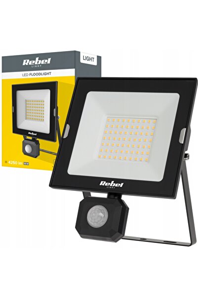 NO BRAND Proiector halogen cu reflector LED de 50 W, cu senzor de crepuscul ș...