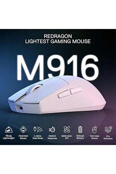 REDRAGON M916 WL LITE Mouse de gaming wireless