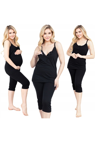 NO BRAND Pijama de maternitate, bluză pentru alăptare, mărimea S