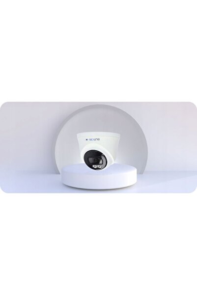 NO BRAND Cameră IP Dome 8MP cu Iluminare Duală, Alertă Timpurie, Metalică