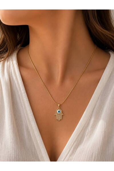 stainless steell Fatma Ana Eli Steel Necklace