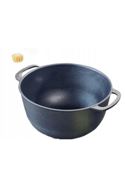 NO BRAND Oală olandeză din fontă cu capac 6L