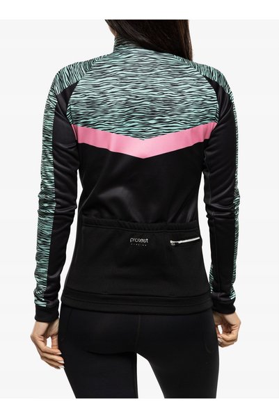 PROTEST Bluză ciclistă de damă Prtalmonds Cycling Jacket LS - negru intens S