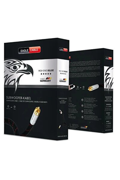 NO BRAND Cablu pentru Subwoofer 1xRCA RCA 3m Eagle