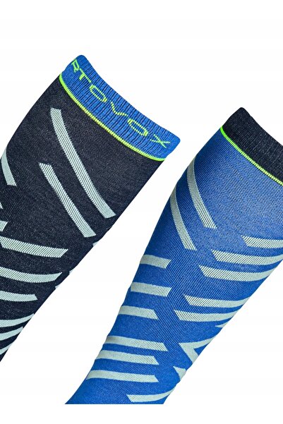 NO BRAND Șosete de schi Ortovox Ski Tour Long Socks - deep ocean 42-44
