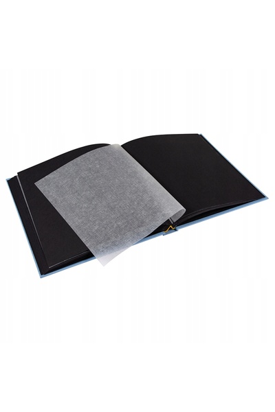 gedeon Album pentru fotografii lipite, 100 de pagini negre, cusut cu fir de i...