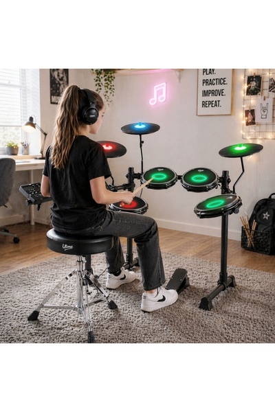 NO BRAND PERCUSE ELECTRONICE 7 PADURI ILUMINATE BLUETOOTH USB