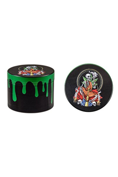 NO BRAND Râșniță/Tocător metalic cu 4 piese pentru THC CBD