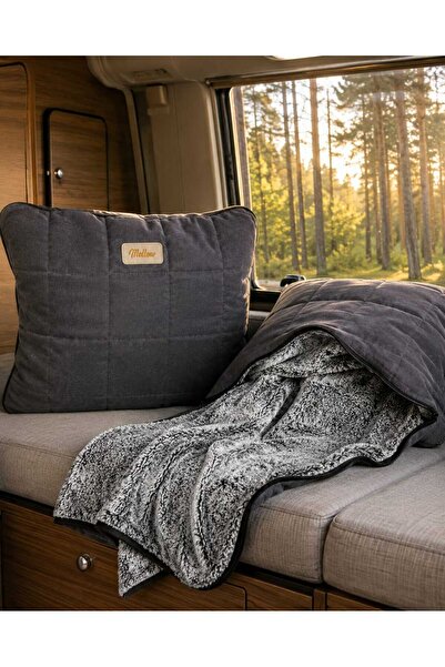 Mellow Outdoor Mellow 2'si 1 Arada Yastık Battaniye – Yastığa Dönüşen Wellsof...