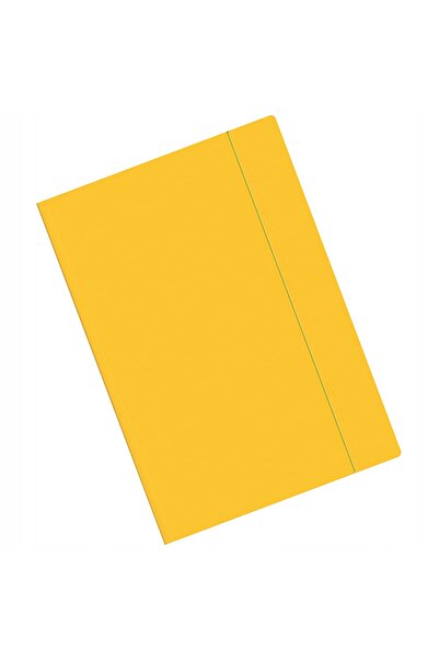 NO BRAND Dosar cu elastic din carton A4 galben Barbara ecologic pentru docume...