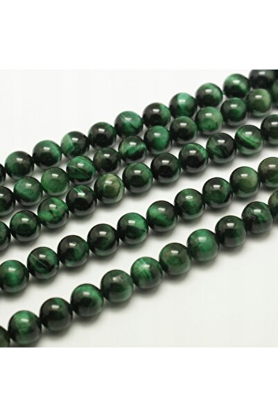 NO BRAND Mărgele din Piatră Naturală Ochi de Tigru Verde, tip bilă, DIY, 6mm,...