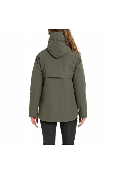 NO BRAND Geacă Didriksons de damă, călduroasă, model Jennie 2 - verde închis ...