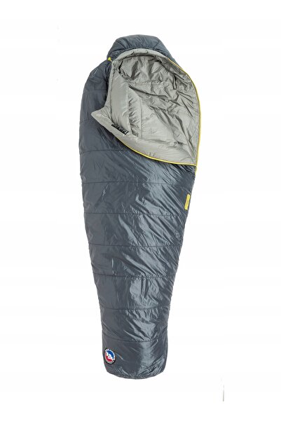 NO BRAND Sac de dormit Big Agnes Anthracite 30 Long Left (198 cm) - ardezie