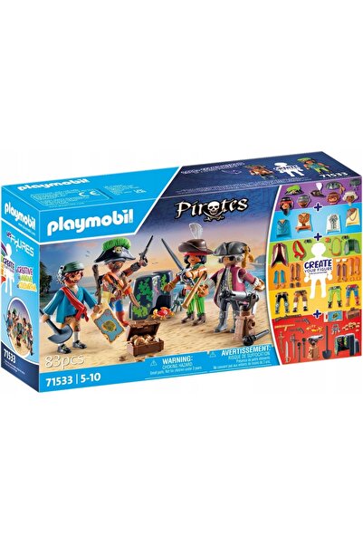 Playmobil set 71533 Figurinele mele: Pirați, Figurine pirat de asamblat