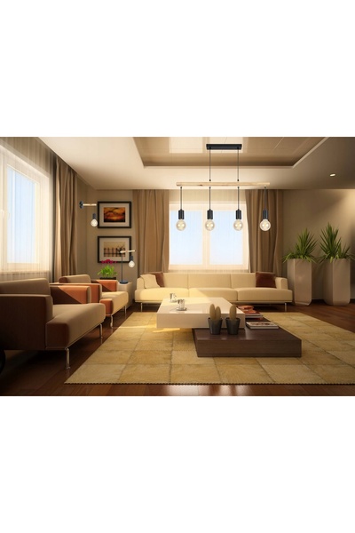 NO BRAND Aplică de perete Candellux IZZY 1xE27 60W Negru/Lemn IP20 Modernist