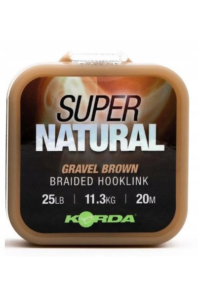 NO BRAND Plecionka Super Gravel Brown 25 lb Korda