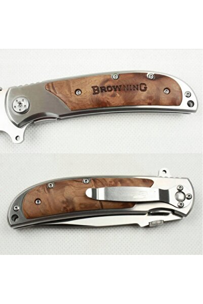 NO BRAND Cuțit tactic de vânătoare de buzunar SURVIVAL BROWNING HUNTER BR6