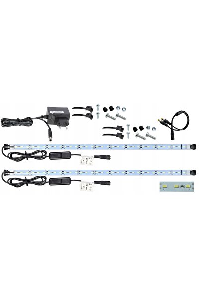 NO BRAND Iluminat LED pentru acvarii, bară luminoasă LED pentru acvariu 2x50c...