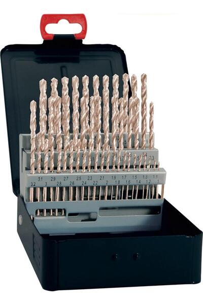 NO BRAND Set de burghie HSS pentru oțel, 41 de bucăți, 6-10 mm, Fortis